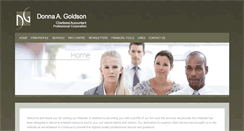 Desktop Screenshot of donnagoldson.com